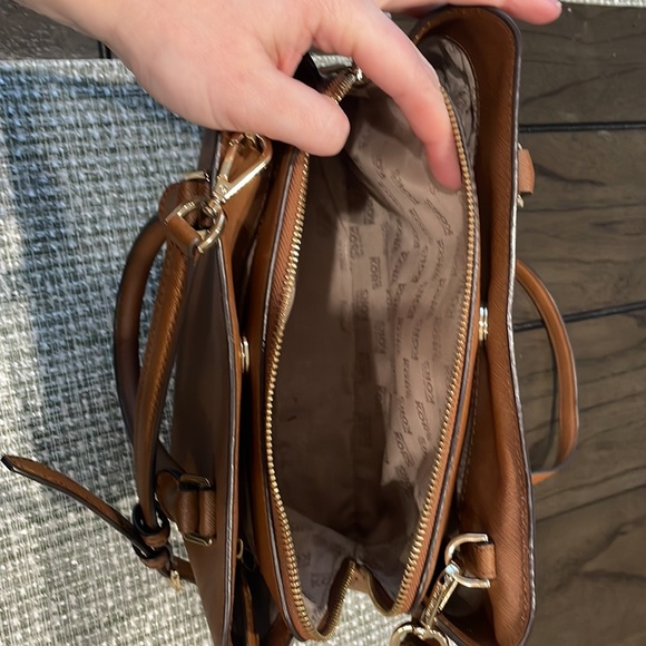 Michael Kors Brown Satchel Crossbody - Picture 5 of 7